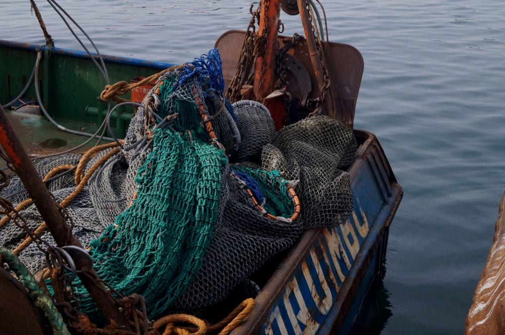 Reciclaje de redes de pesca