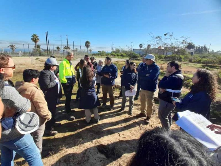 Las Salinas: 2° Tribunal Ambiental realizó inspección en terreno en el marco de causa que busca anular aprobación de saneamiento